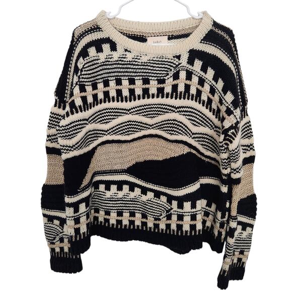 ba&sh Sweaters - BA&SH Wool Blend Oversized Relaxed Sweater US8 Cozycore Knit Grunge